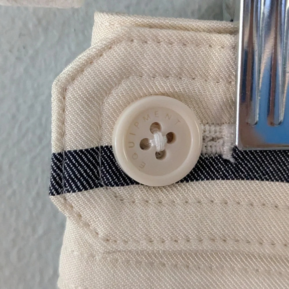 Equipment Striped Wide Leg Crop - Picture 5 of 10